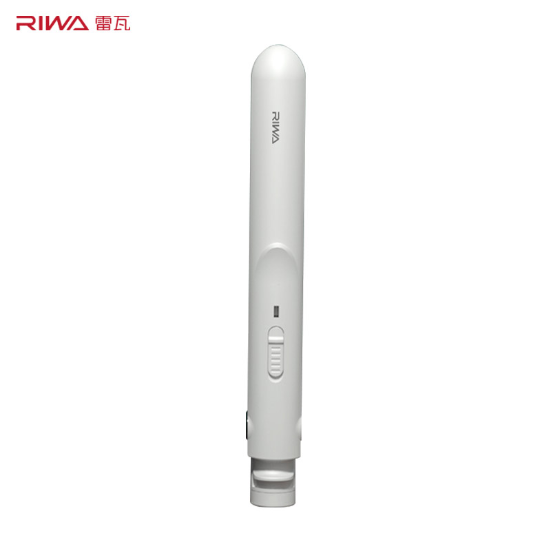 雷瓦卷发棒男士专用短发夹板男直发两用烫发迷小型直板夹蓬松神器RB-8200 白色高清大图