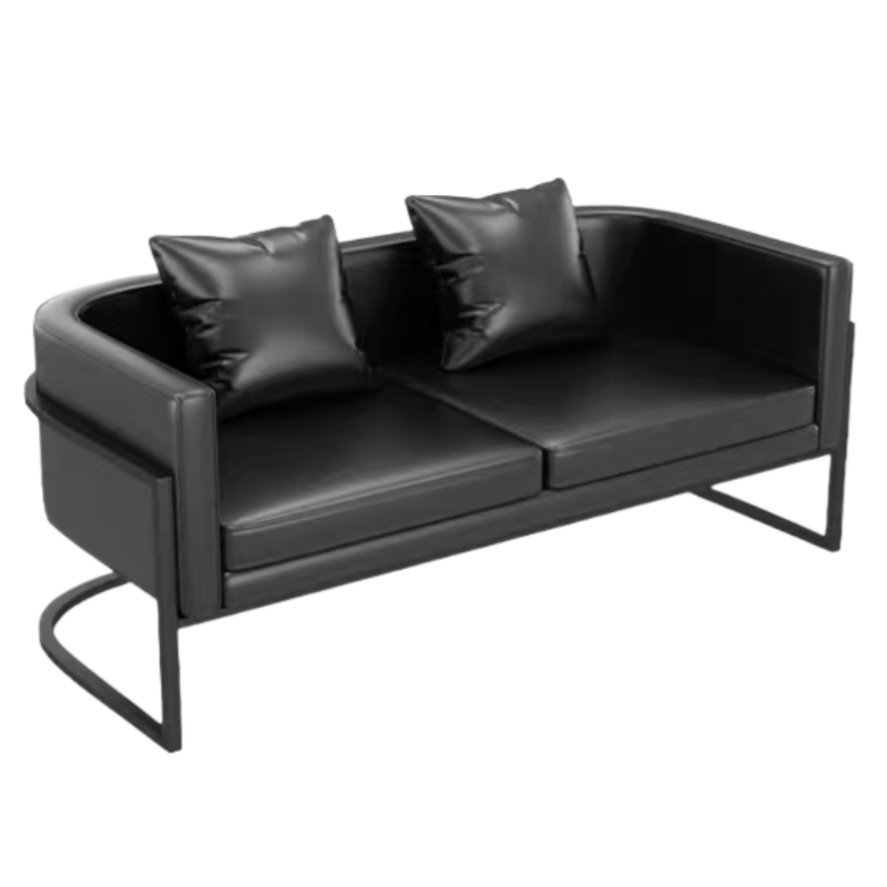 智叶舟休闲沙发双人位128*64*70cm张高清大图