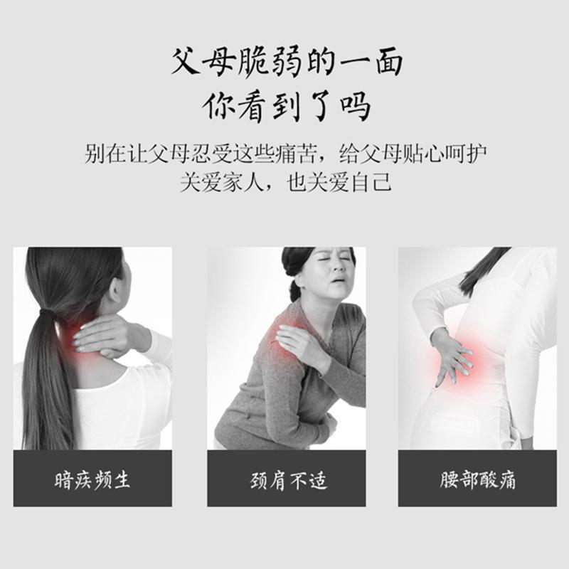 璐瑶(LUYAO)9817按摩披肩灰 升级腰带款 双锤捶击 支持定时功能 肩部按摩器颈椎按摩披肩 颈部按摩捶打按摩