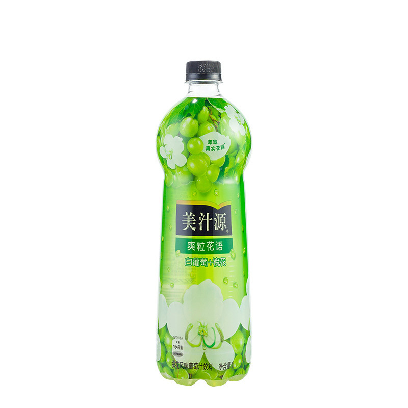 美汁源 爽粒花语 白葡萄汁 1L*12/箱