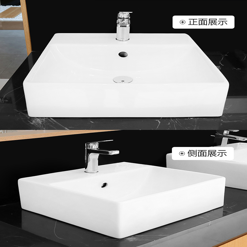 TOTO台上盆LW709RCB 711RCB方形面盆陶瓷艺术智洁洗脸盆洗手池台盆 方形台上盆