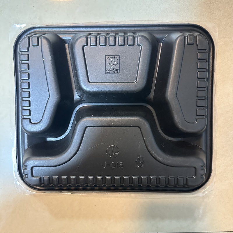 金胜星 一次性四格餐盒 1000ml 400只/箱高清大图