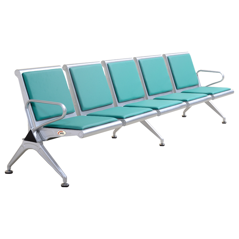 韶迈 连排椅 皮垫五人 张高清大图