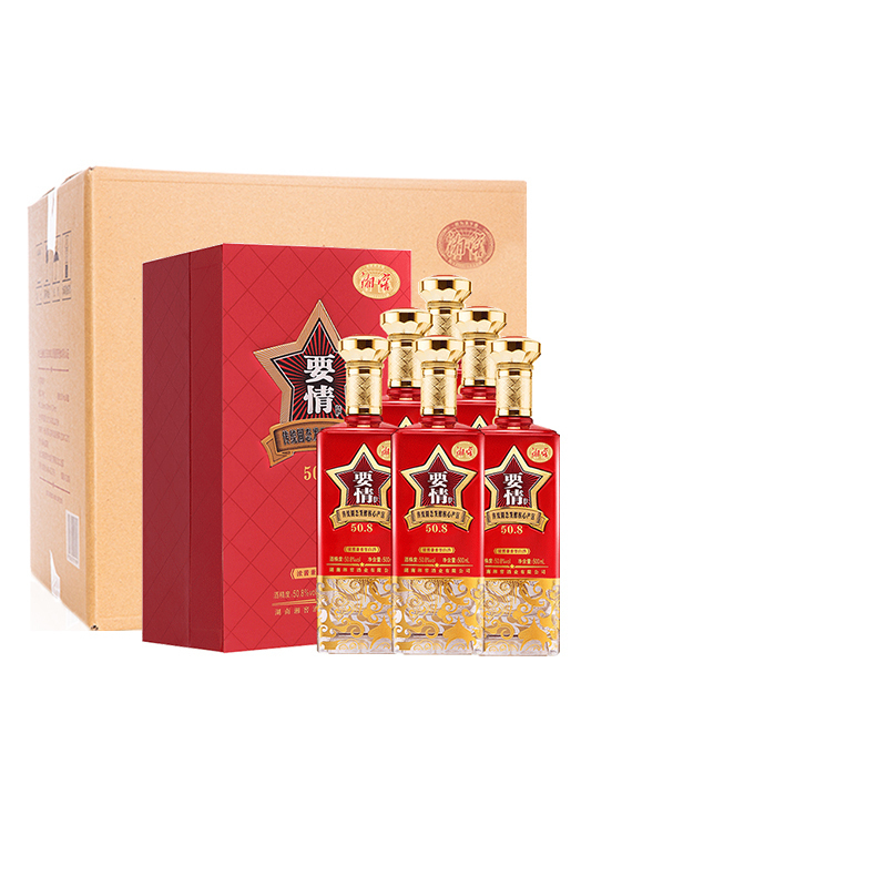 酒厂直营湘窖酒要情508vol浓酱兼香型白酒500ml6瓶整箱装商务宴请视频