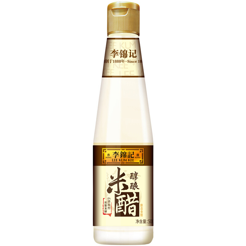 李锦记 醋 醇酿米醋 凉拌海鲜饺子 500ml