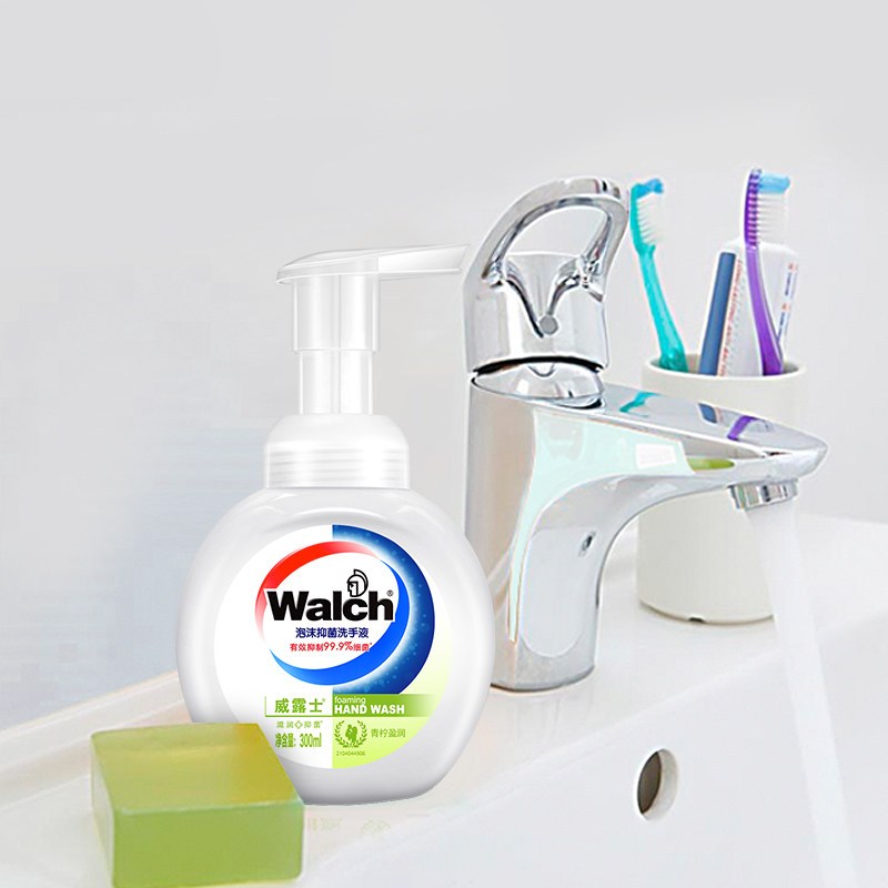威露士(Walch) 泡沫抑菌 青柠盈润 洗手液 300ml （单位：瓶）