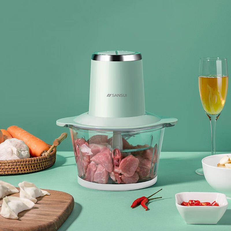 山水(SANSUI)多功能食品加工机(绞肉机)/S-JR3701淡绿