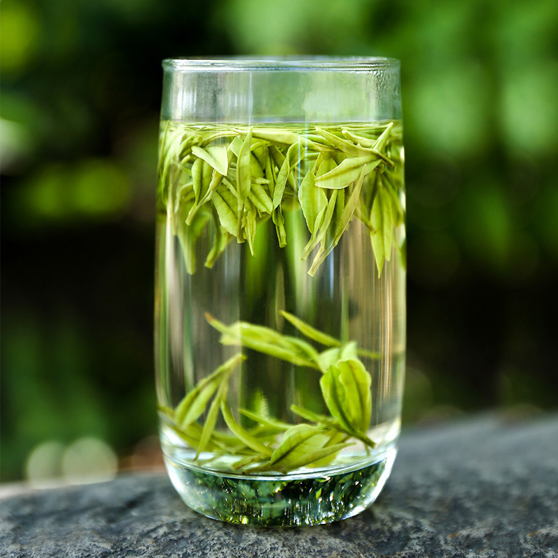 贡苑 茶叶绿茶 安吉白茶 珍稀白茶春茶125克