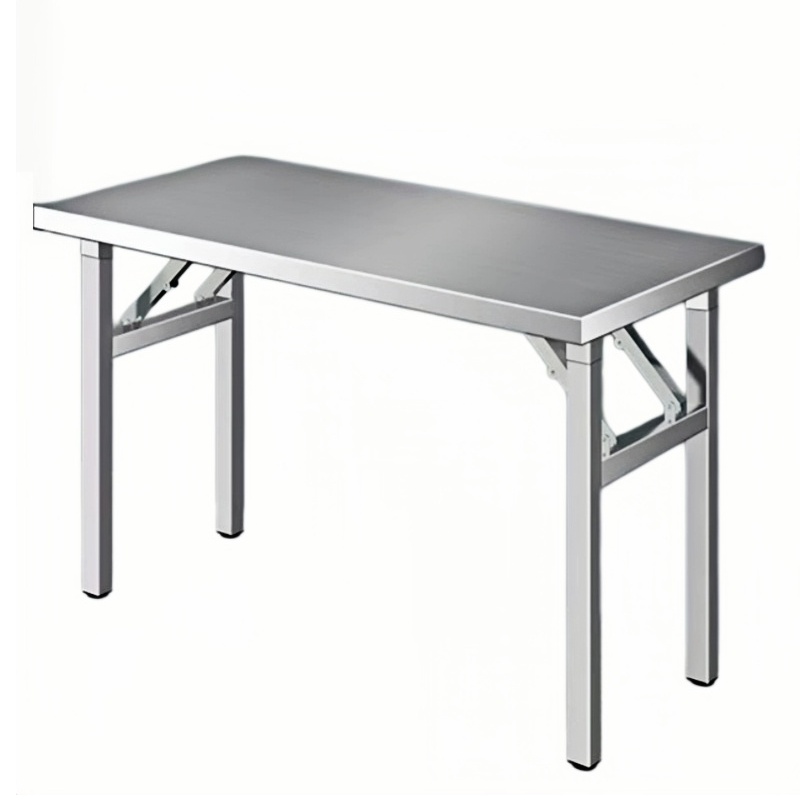 不锈钢折叠餐桌高清大图