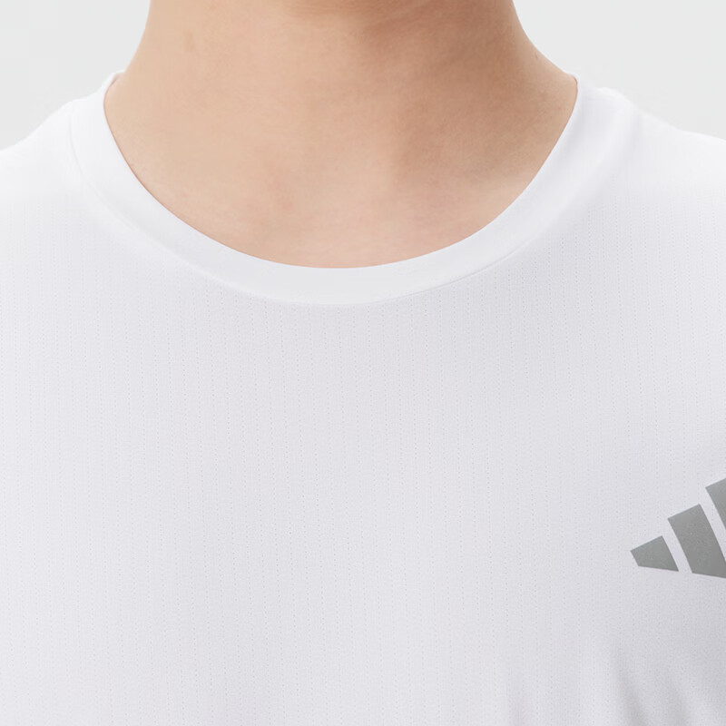 Adidas阿迪达斯男子新款舒适透气运动短袖T恤JZ7695 ZP高清大图