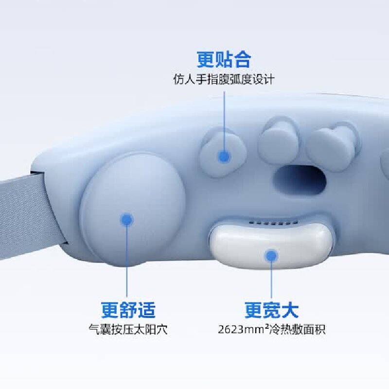 SKG肩颈按摩器K7系列1代冰晶紫豪华版智能热敷精准按摩便携舒缓疲劳设计高清大图