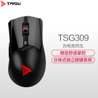 钛度(Taidu) TSG309毁灭者有线鼠标 LOL电竞游戏鼠标 绝地逃生吃鸡鼠标 黑色