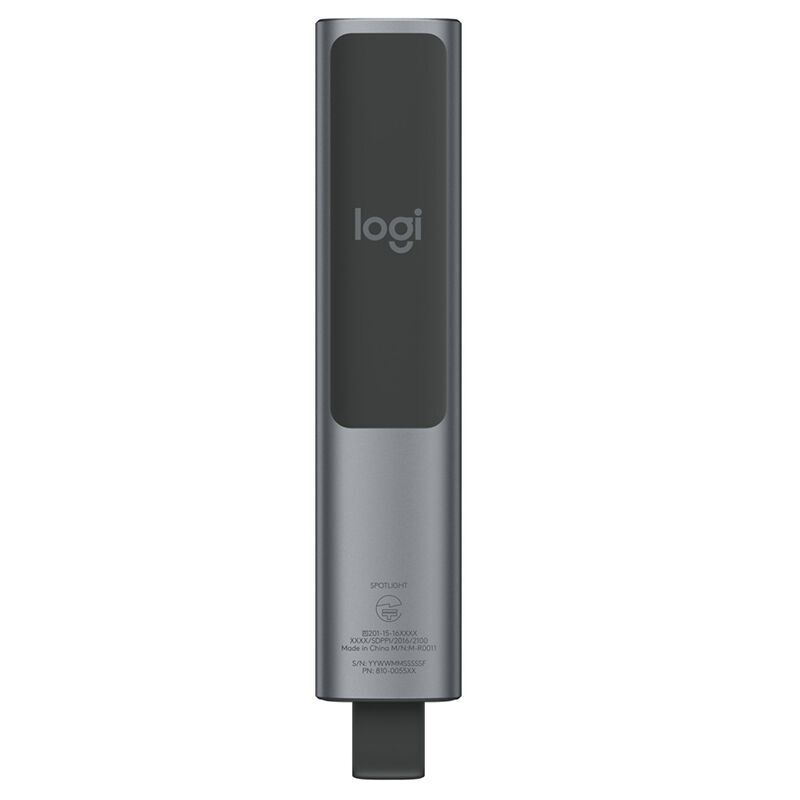 罗技(Logitech)Spotlight 无线演示器 投影笔 翻页笔 演示笔 演讲神器 电子教鞭 USB蓝牙接口