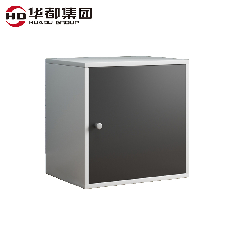 华都HDFG-13 白框黑门400方格柜华都方格柜空格柜家用钢制储物收纳柜迷你组合柜格子柜玩具柜挂墙书柜高清大图