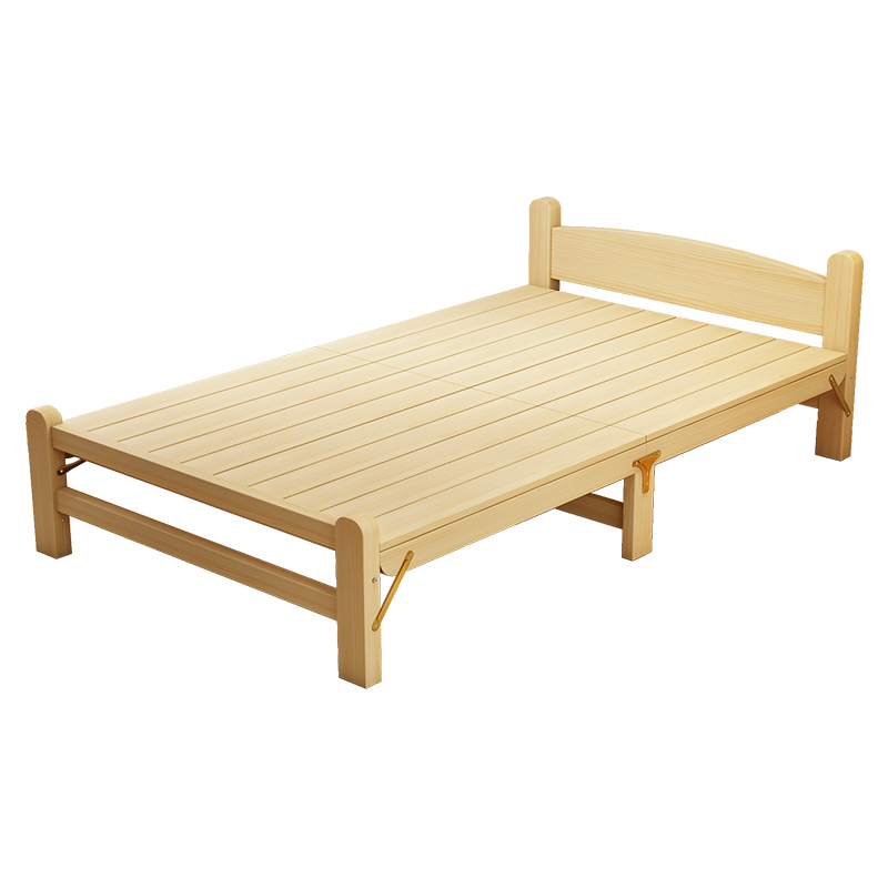 布欧格折叠床实木单人床高清大图