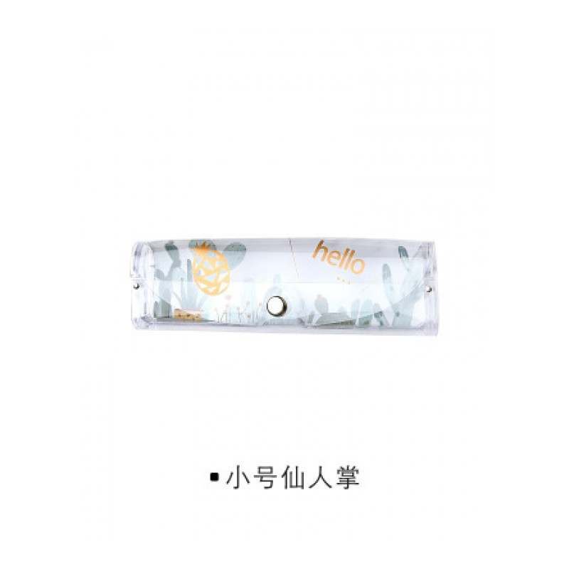 权夫人创意小清新眼镜收纳盒便携式塑料透明轻便近视眼镜盒女款学生高清大图