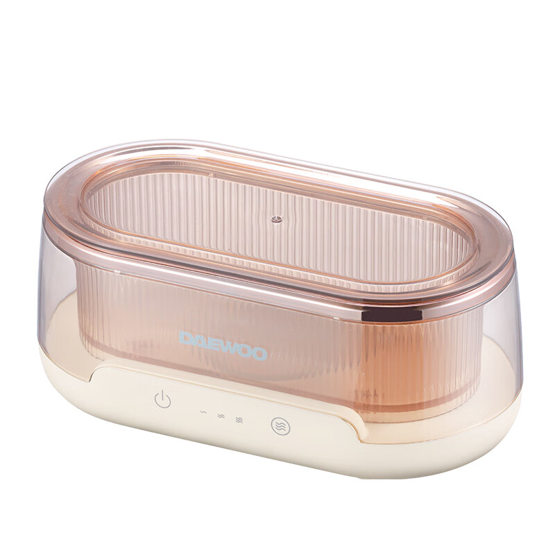 大宇(DAEWOO)超声波清洗机眼镜首饰便携式全自动清洗机DYQX-CS24 富士白(彩邮外!高清大图