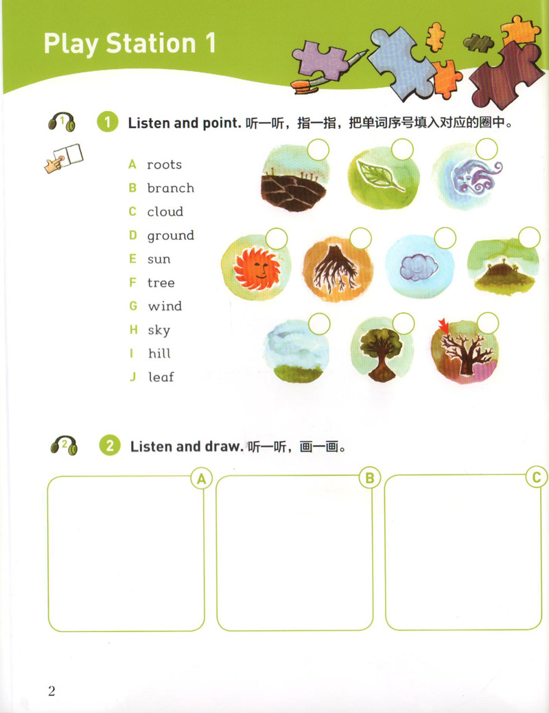 [正版] 渴极了的树The Thirsty Tree 黑布林英语阅读小学c级2 含光盘 小学生英语学习 少儿英语故事英高清大图