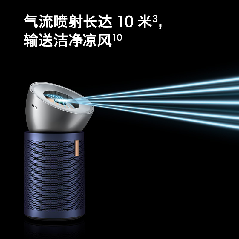 戴森(Dyson) 空气净化器BP03 镍蓝色 家用长效清除甲醛净化病毒实时监控高清大图