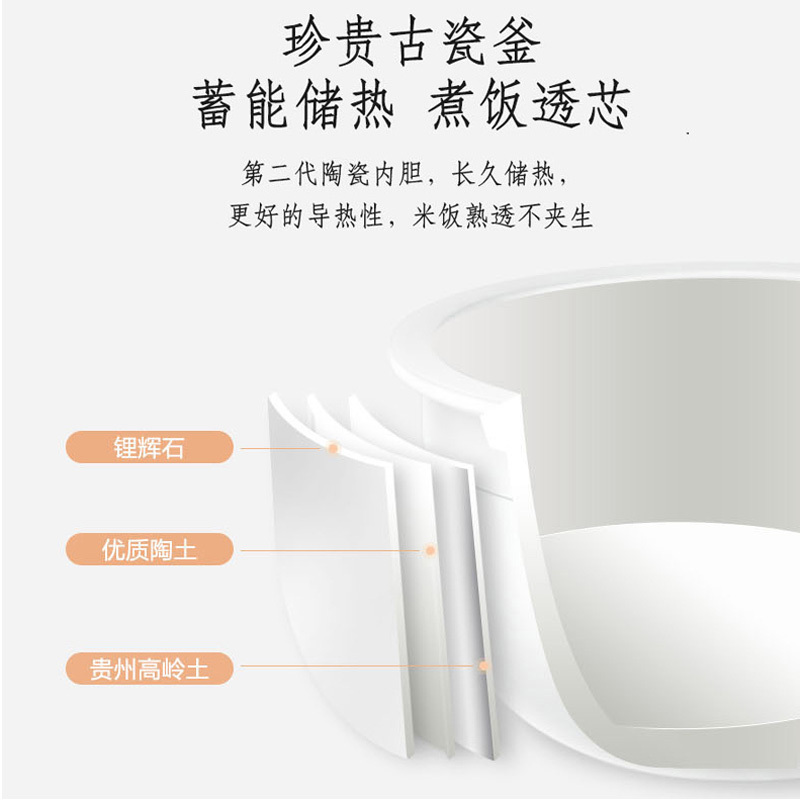 ZHMD天际陶瓷电饭煲 FD20S-W