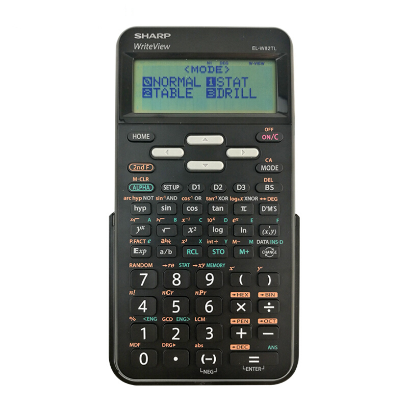 夏普(SHARP) EL-W82TL计算器 科学函数计算器 函数机 统计运算计算器 黑色 计算机