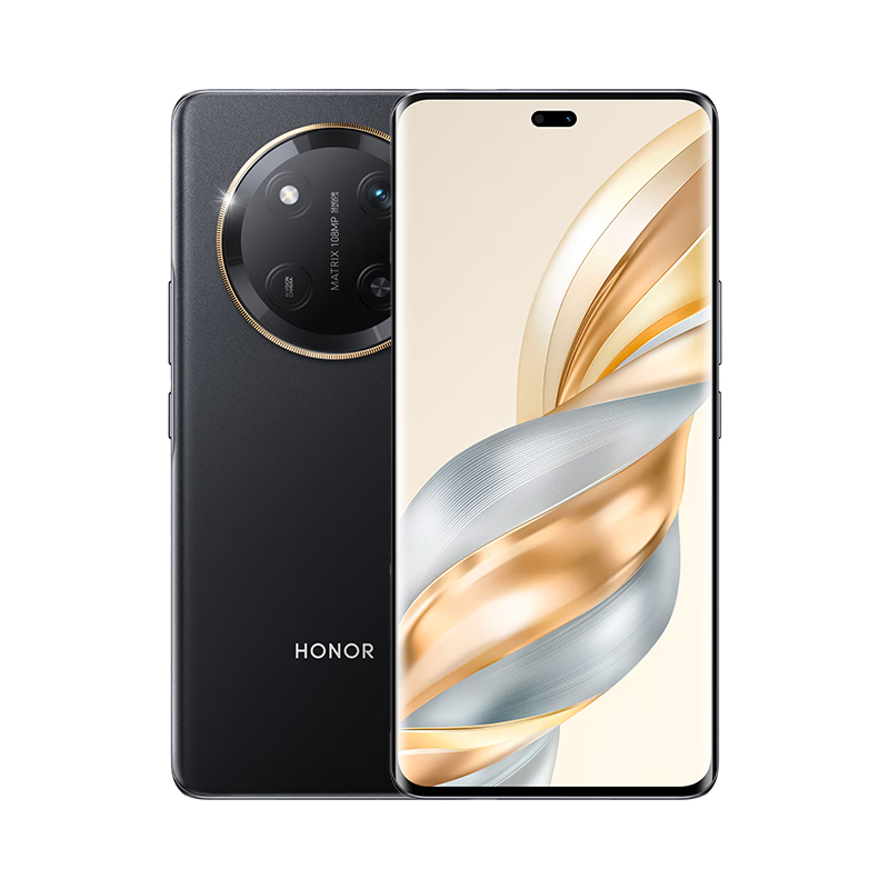 荣耀X60 Pro 12GB+256GB 典雅黑 5G手机 6600mAh青海湖电池 荣耀绿洲护眼屏 一亿像素AI影像 老人学生拍照智能机高清大图