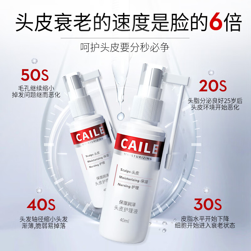 同康采乐控油洗发露420ml+保湿润泽头皮护理液40ml