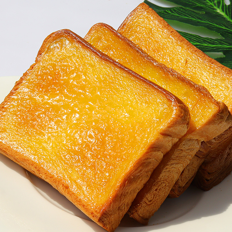 花蜜家岩烧面包1000g/500g*1箱小包装 焦黄乳酪吐司早餐轻食面包整箱