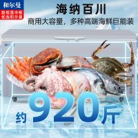 和尔曼 770升零下65度超低温水产冷柜 商用卧式冰柜 -65℃海鲜餐厅日料店金枪鱼商用水产保存箱DW-65W770B