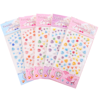 亚克力儿童钻石手工贴纸 幼儿园创意卡通DIY手工相册汽车宝石钻贴画饰品