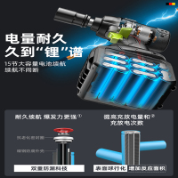 芝浦(ZHIPU)电动扳手锂电充电扳手冲击脚手架子工木工汽车无刷电动扳手套筒电风炮