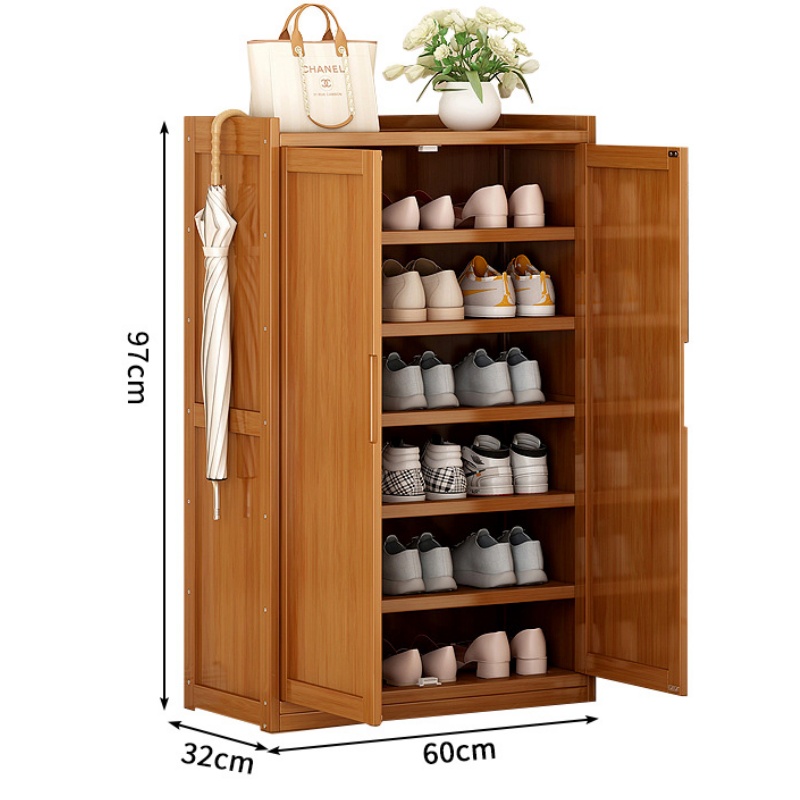 攸形鞋柜七层60*32*97cm个高清大图
