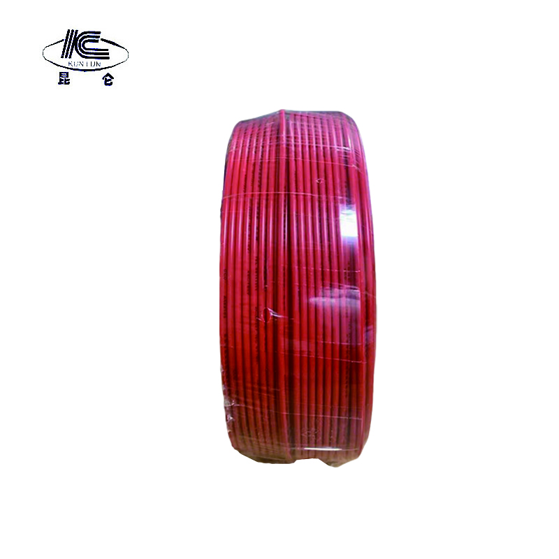 昆仑 电线450/750v ZR-BVR6平方 红 /卷