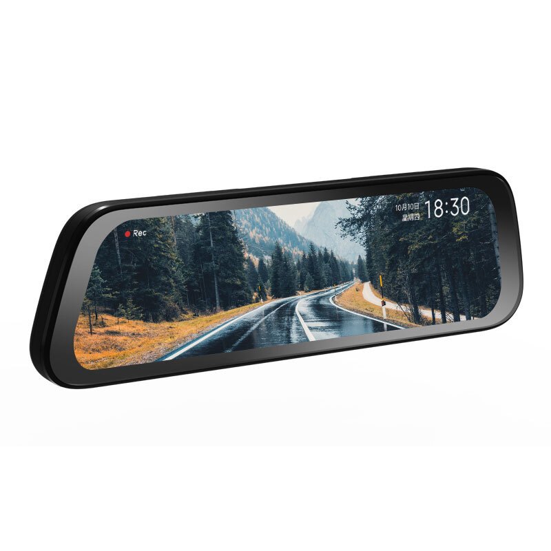 70迈行车记录仪全面屏流媒体后视镜高清双录倒车影像停车监控app管理