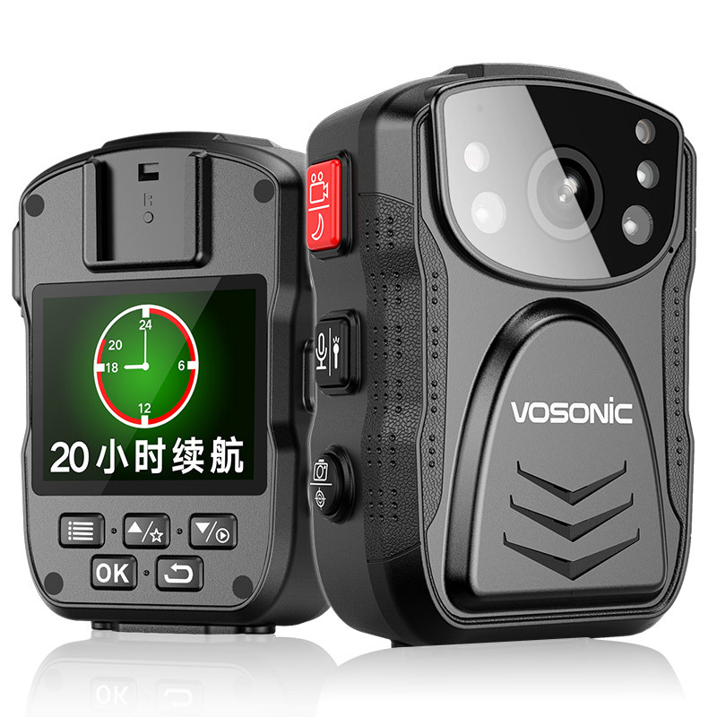 群华(VOSONIC)D5视音频记录仪 便携式随身录像机 1296P高清夜视15小时超长不间断录像 内置256G内存