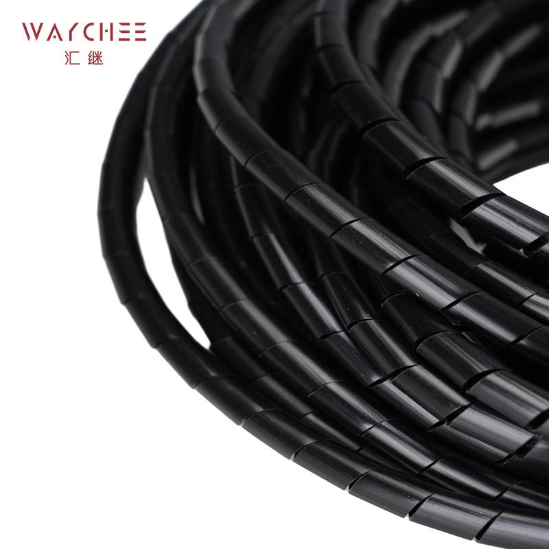 汇继 缠绕管 套管 黑色12mm5.5米(10卷) 件高清大图