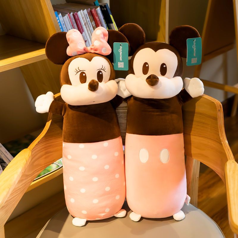 蜂蜜罐可爱迪士尼唐老鸭黛丝公仔米奇玩偶娃娃安抚毛绒玩具长抱枕55cm