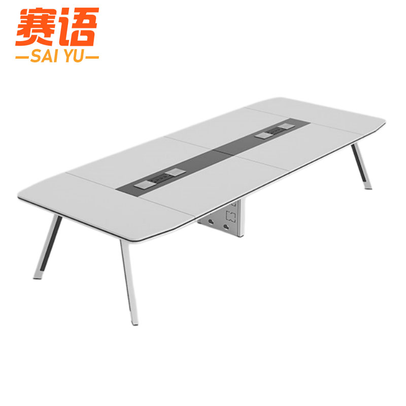 赛语会议桌白色高清大图