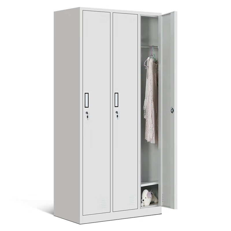 中盈惠彩 三门更衣柜 HCGYG3 900*420*1800mm 个高清大图