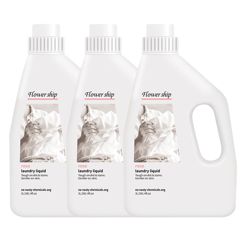 花卉诗03玫瑰植物洗衣液3L*3