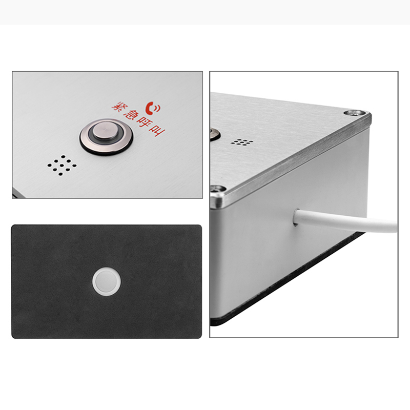 启诺QN-A40-IP IP广播对讲终端 全双工双向对讲紧急呼叫器 白色 台高清大图