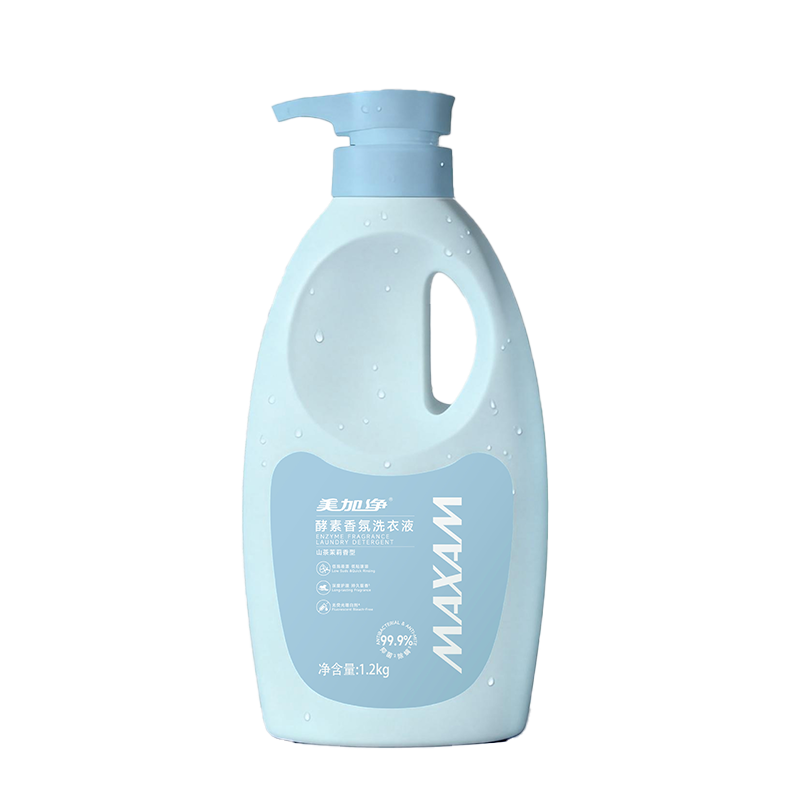 美加净酵素香氛洗衣液1.2kg+500g(带嘴袋版)高清大图