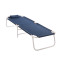 简易折叠床单人床家用躺椅午休床折叠椅成人午睡床陪护便携行军床 170*55蓝色双层+防尘罩