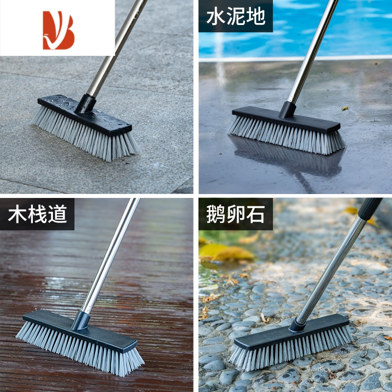 三维工匠商用酒店地板洗地刷加大号硬毛浴室瓷砖卫生间刷子户外地砖清洁刷