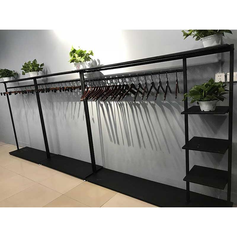 服装店展示架落地式 童装衣架组合店铺陈列货架上墙 女装衣服架子晾晒