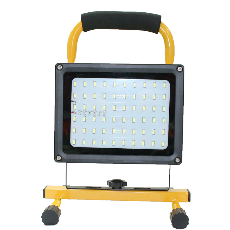 充电投光灯手提式户外照明灯闪电客广场篮球场移动工地落地灯