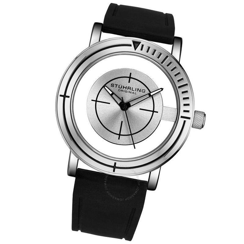 时尚经典 aviator飞行员石英银色表盘 42毫米男士石英手表 全球购