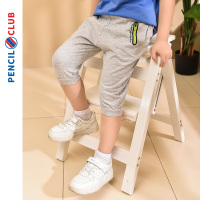 [1件3折]铅笔俱乐部童装2025夏装新款男小童七分裤儿童针织中裤宝宝短裤子