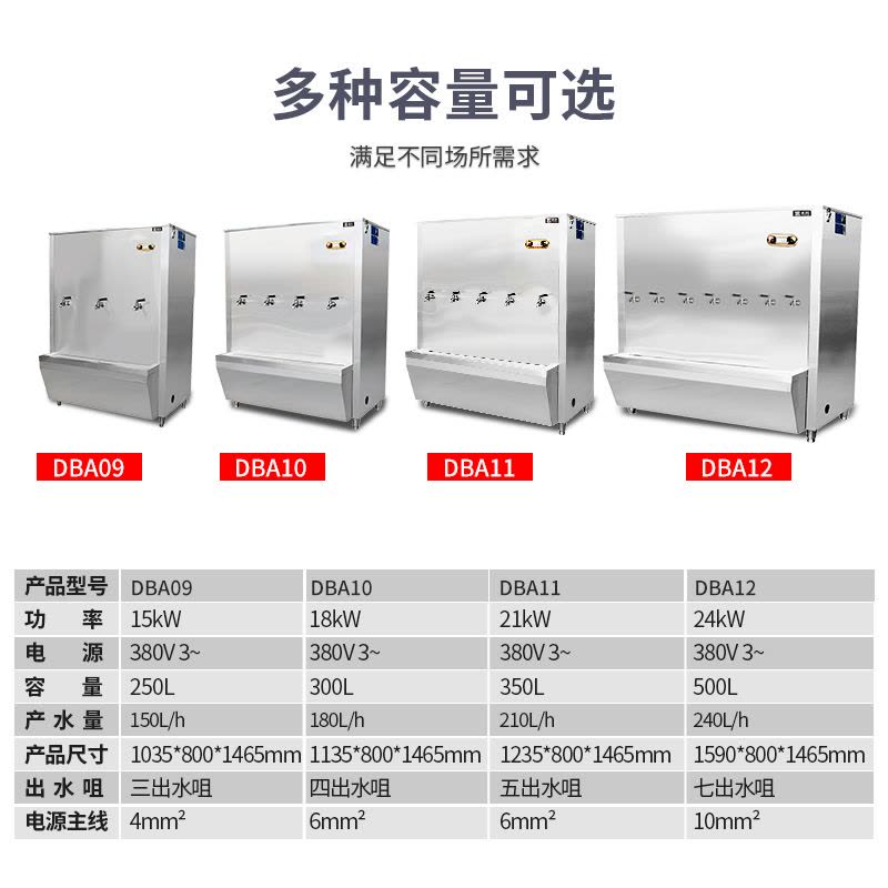 圣托(Shentop)DBA12七出水大容量开水器 全自动开水机 大型电热开水器 商用开水炉 学校工厂热水机图片