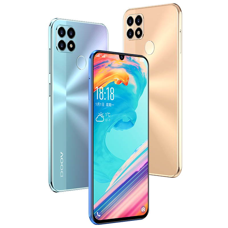 朵唯 M12 Pro Max 智能手机 幻彩玻璃机身 水滴全面屏4G全网通游戏拍照超薄老人学生双卡双待高清大图